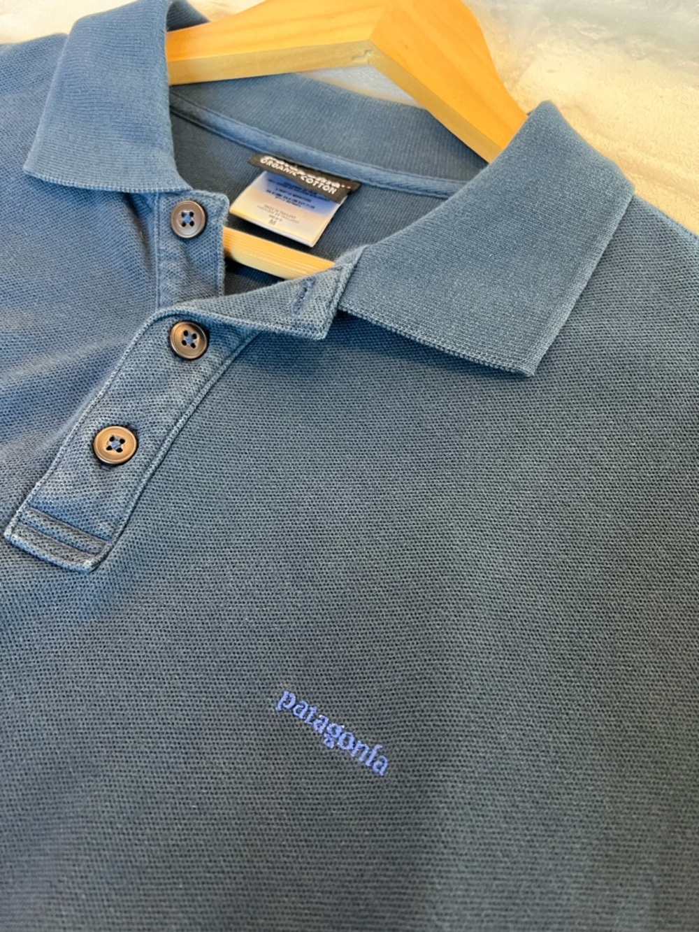Patagonia organic cotton Men's Polo Shirt Longsleeve